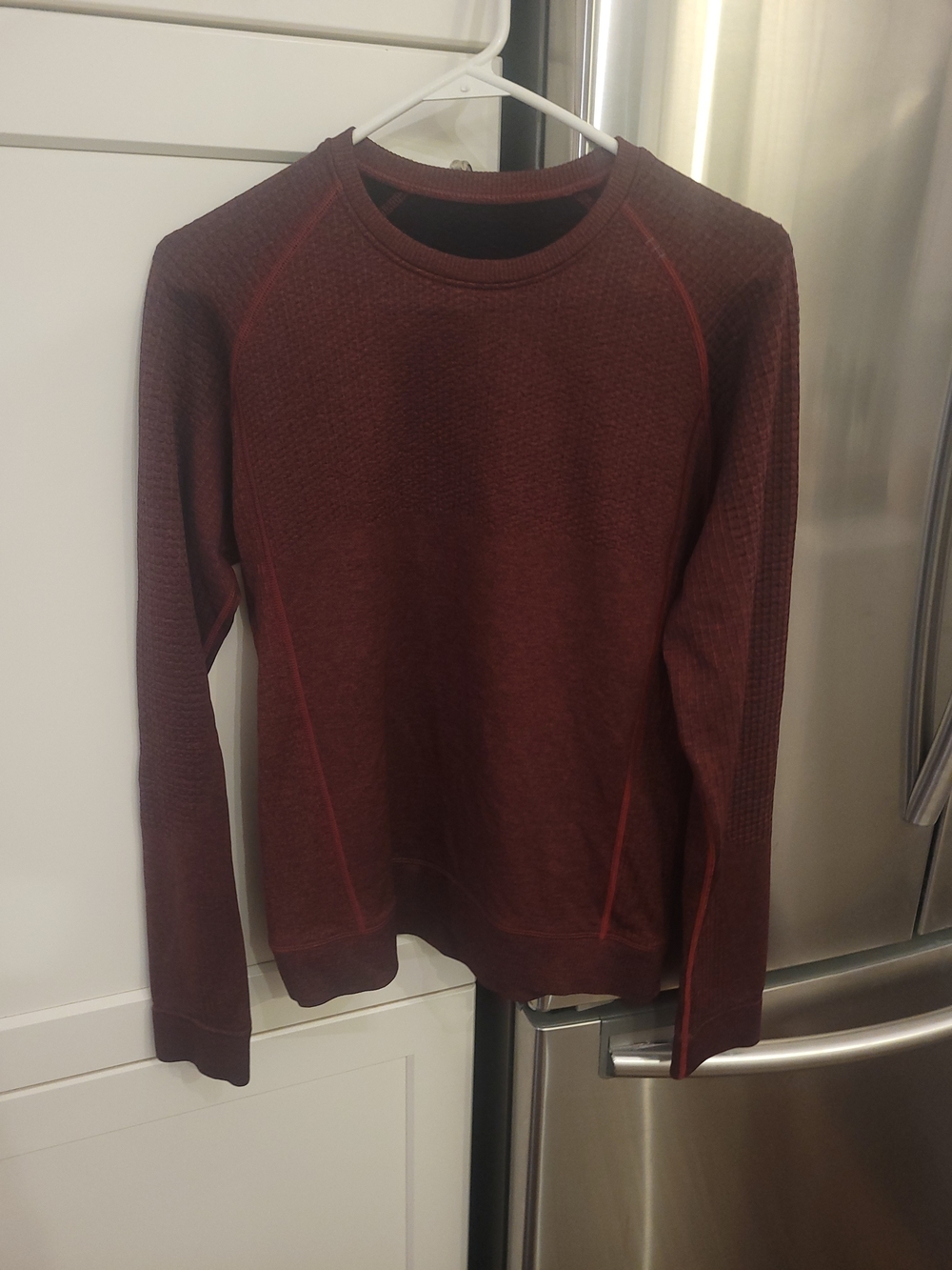 lululemon athletica Men's Crewneck Sweater in Burgundy